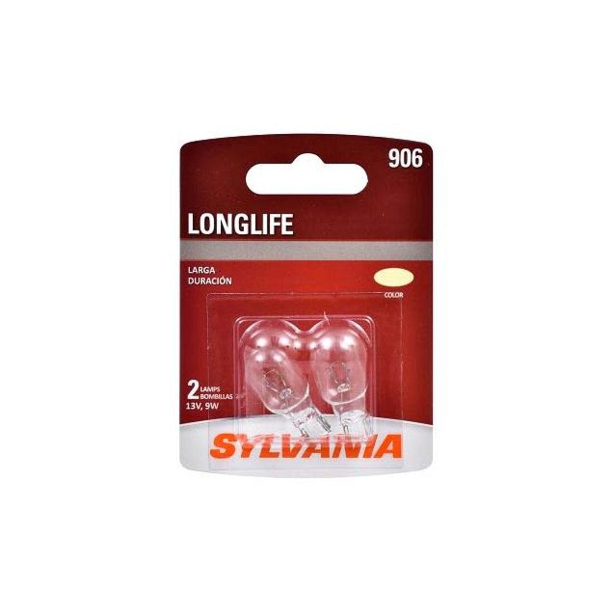Sylvania 906LL BP2 Long Life Miniature Clear Bulb (2-Pack)
