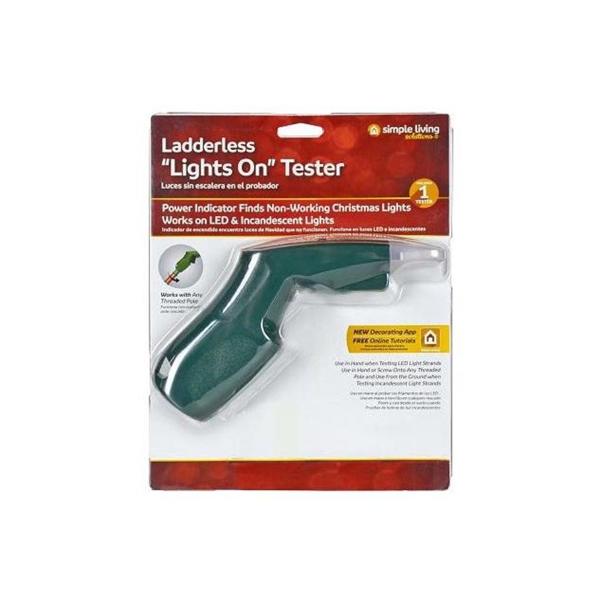 Simple Living Solutions 2-in-1 Ladderless Light Tester Gun