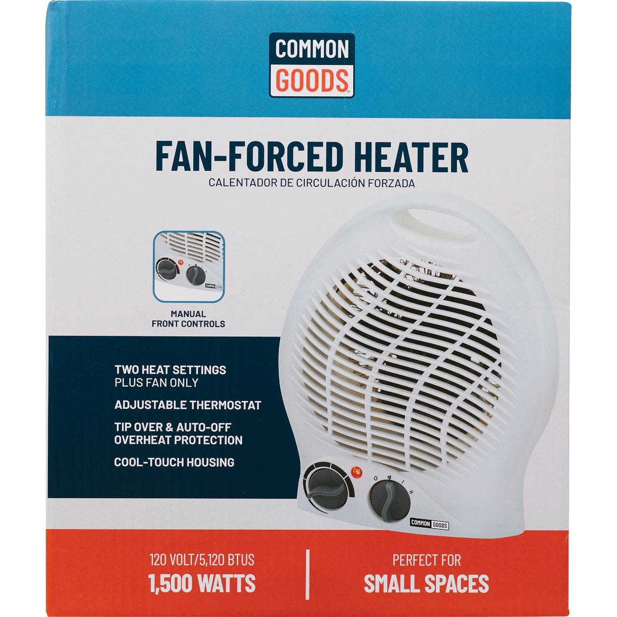 Home Impressions 1500W 120V Electric Space Heater, White - photo 2