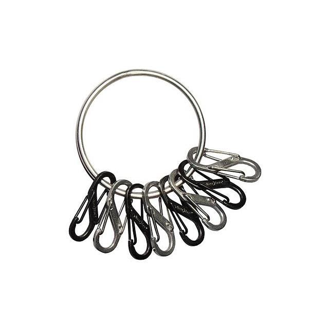 Nite Ize Stainless Steel BigRing Key Holder with 8 S-Biners