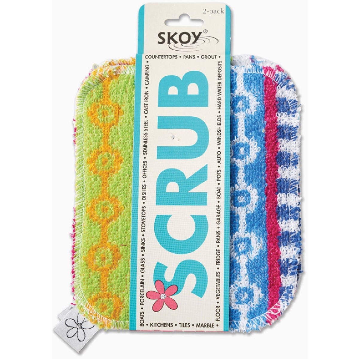 Scoy Cotton/Cellulose Dish Scrubber (2-Pack)