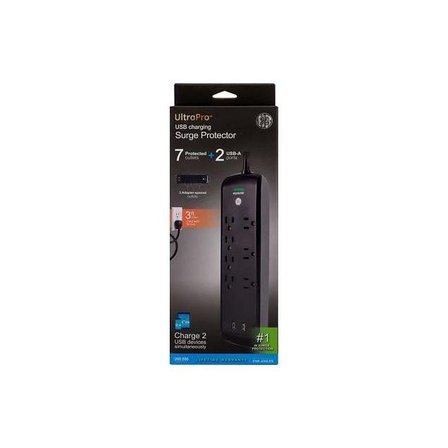 GE 3 Ft. 7-Outlet 1780 Joules Surge Protector GE 3 Ft. 7-Outlet 1780 Joules Surge Protector