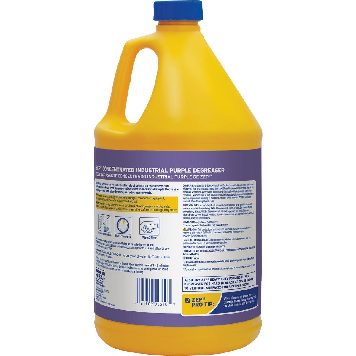 Zep 1 Gal. Industrial Purple Degreaser & Cleaner Concentrate - photo 2 Zep 1 Gal. Industrial Purple Degreaser & Cleaner Concentrate - photo 2