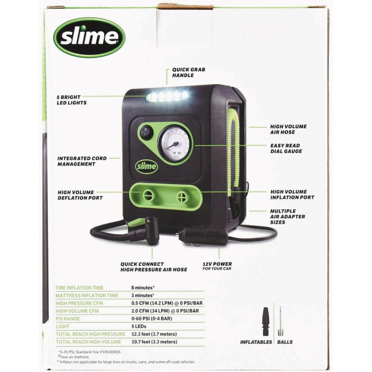 Slime Multi-Purpose Tire Inflator - photo 4 Slime Multi-Purpose Tire Inflator - photo 4