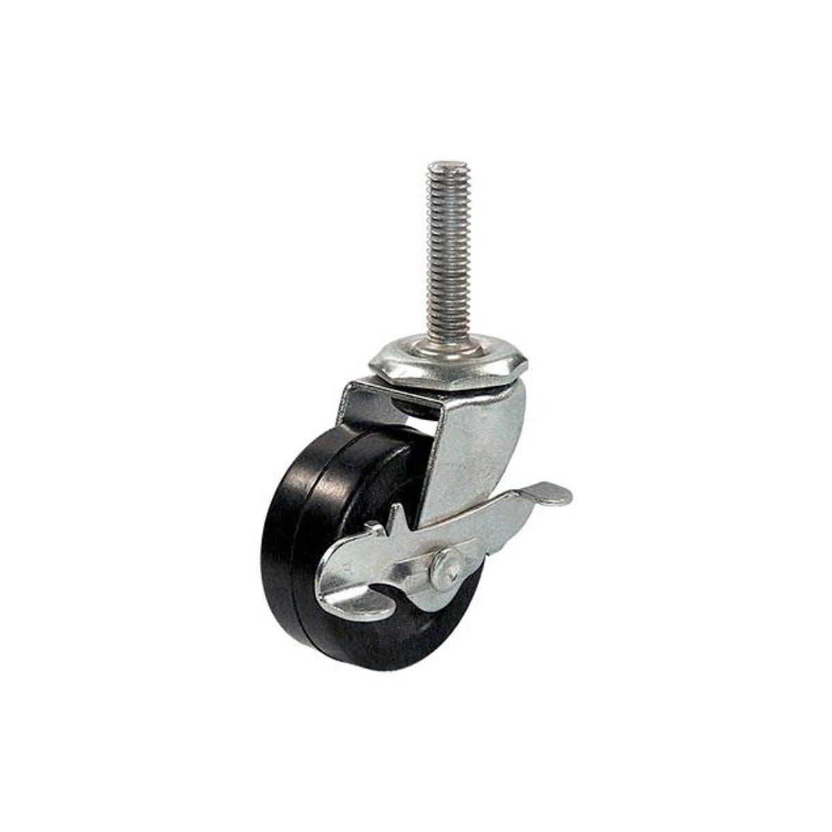 TruGuard 2 In. Black Caster Wheel with Brake