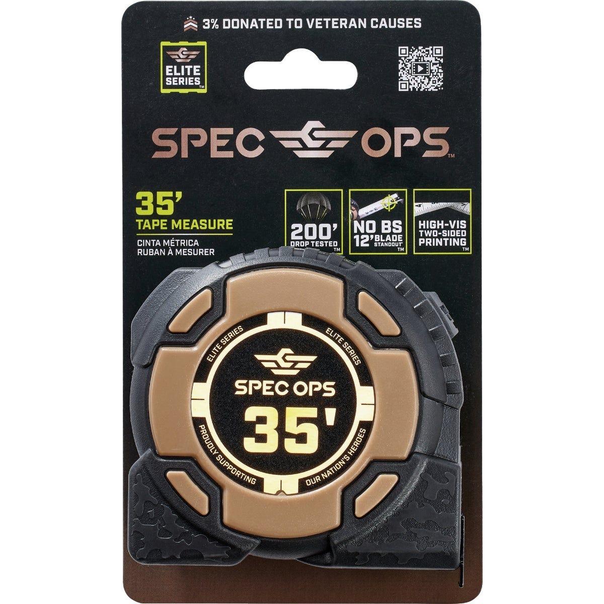 Spec Ops Elite Series 35 Ft. Tape Measure - photo 2 Spec Ops Elite Series 35 Ft. Tape Measure - photo 2
