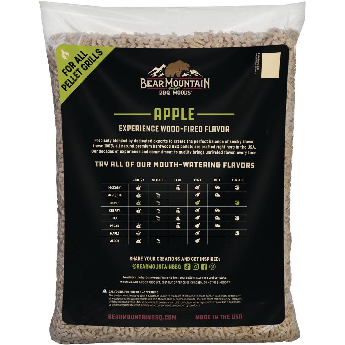 Bear Mountain BBQ Premium Woods 20 Lb. Apple Wood Pellet - photo 2 Bear Mountain BBQ Premium Woods 20 Lb. Apple Wood Pellet - photo 2