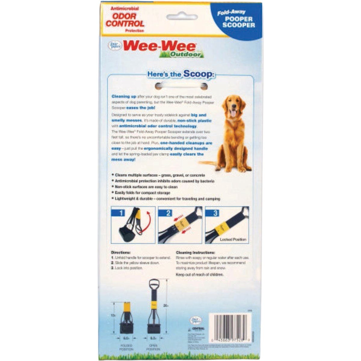 Four Paws Wee-Wee Fold-Away Small Dog Pooper Scooper - photo 3 Four Paws Wee-Wee Fold-Away Small Dog Pooper Scooper - photo 3