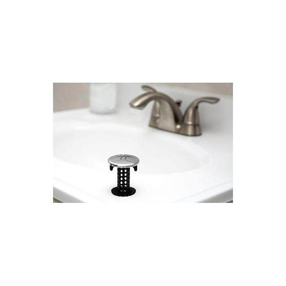 SinkShroom Black/Chrome Bathroom Sink Drain Strainer - photo 2 SinkShroom Black/Chrome Bathroom Sink Drain Strainer - photo 2