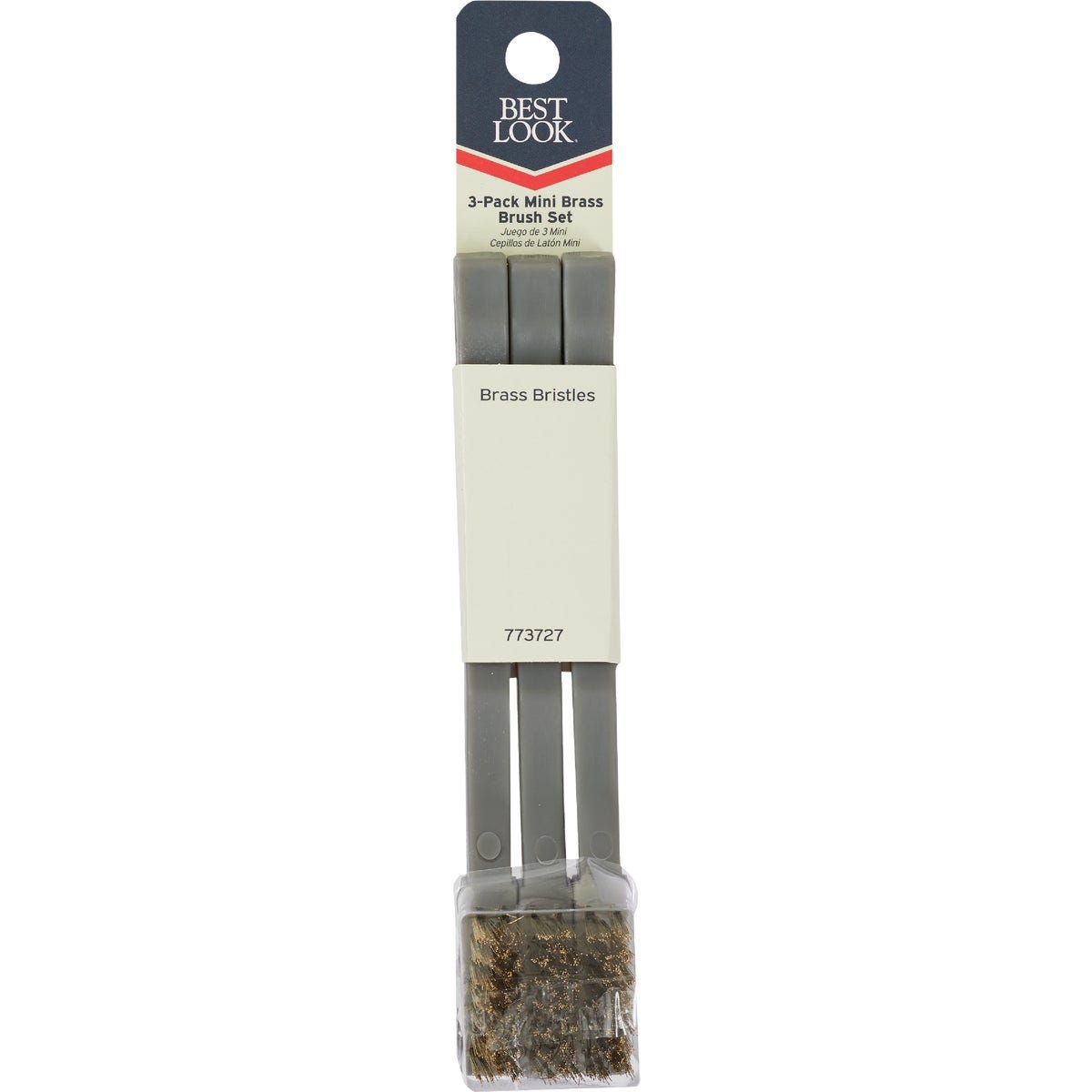 Best Look Brass Bristle Mini Brush (3-Pack) Best Look Brass Bristle Mini Brush (3-Pack)