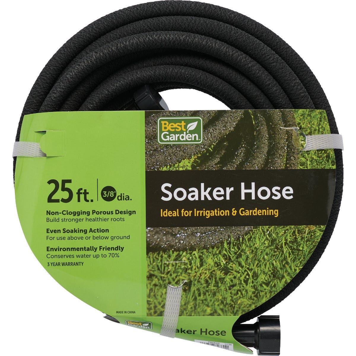 Best Garden 3/8 In. Dia. x 25 Ft. L. Soaker Hose Best Garden 3/8 In. Dia. x 25 Ft. L. Soaker Hose