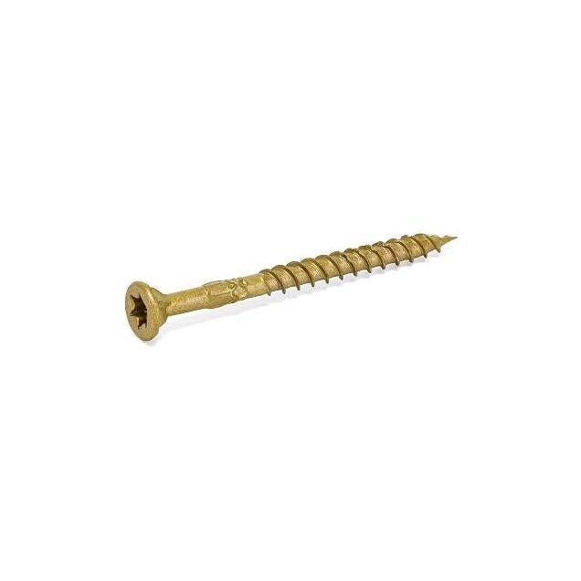 Hillman Power Pro Exterior Wood Screws, #10 x 2-1/2 In. (1/8 Keg)