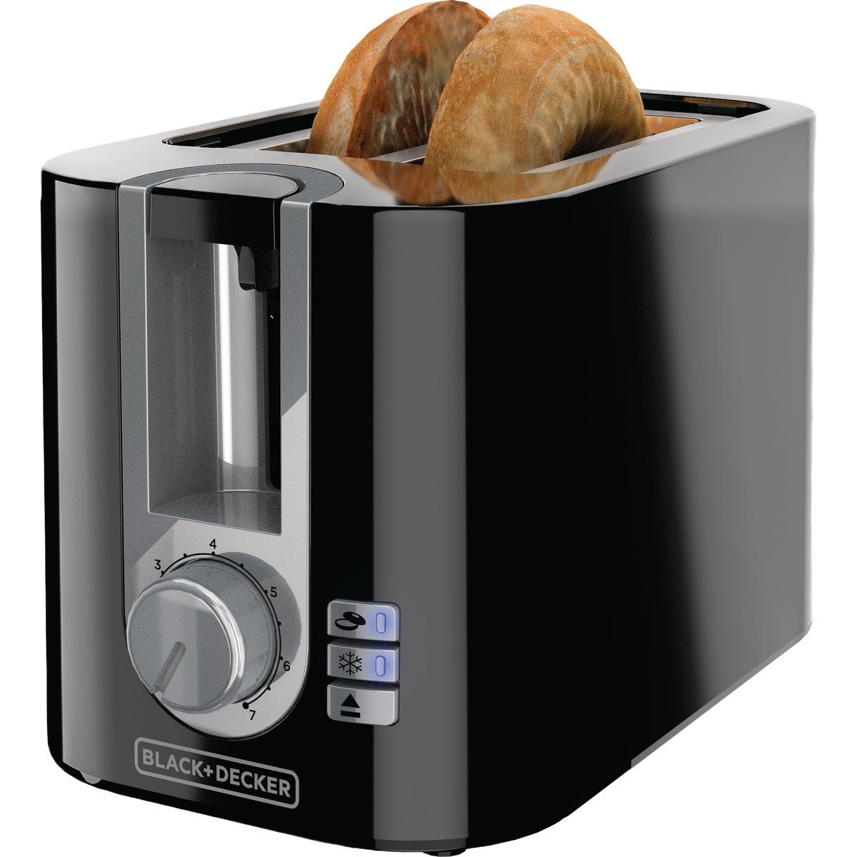 Black & Decker 2-Slice Toaster with Extra Wide Slots, Black - photo 2 Black & Decker 2-Slice Toaster with Extra Wide Slots, Black - photo 2