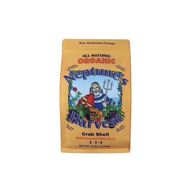 Neptune's Harvest 4 Lb. 2-3-0 Organic Crab Shell Fertilizer Neptune's Harvest 4 Lb. 2-3-0 Organic Crab Shell Fertilizer