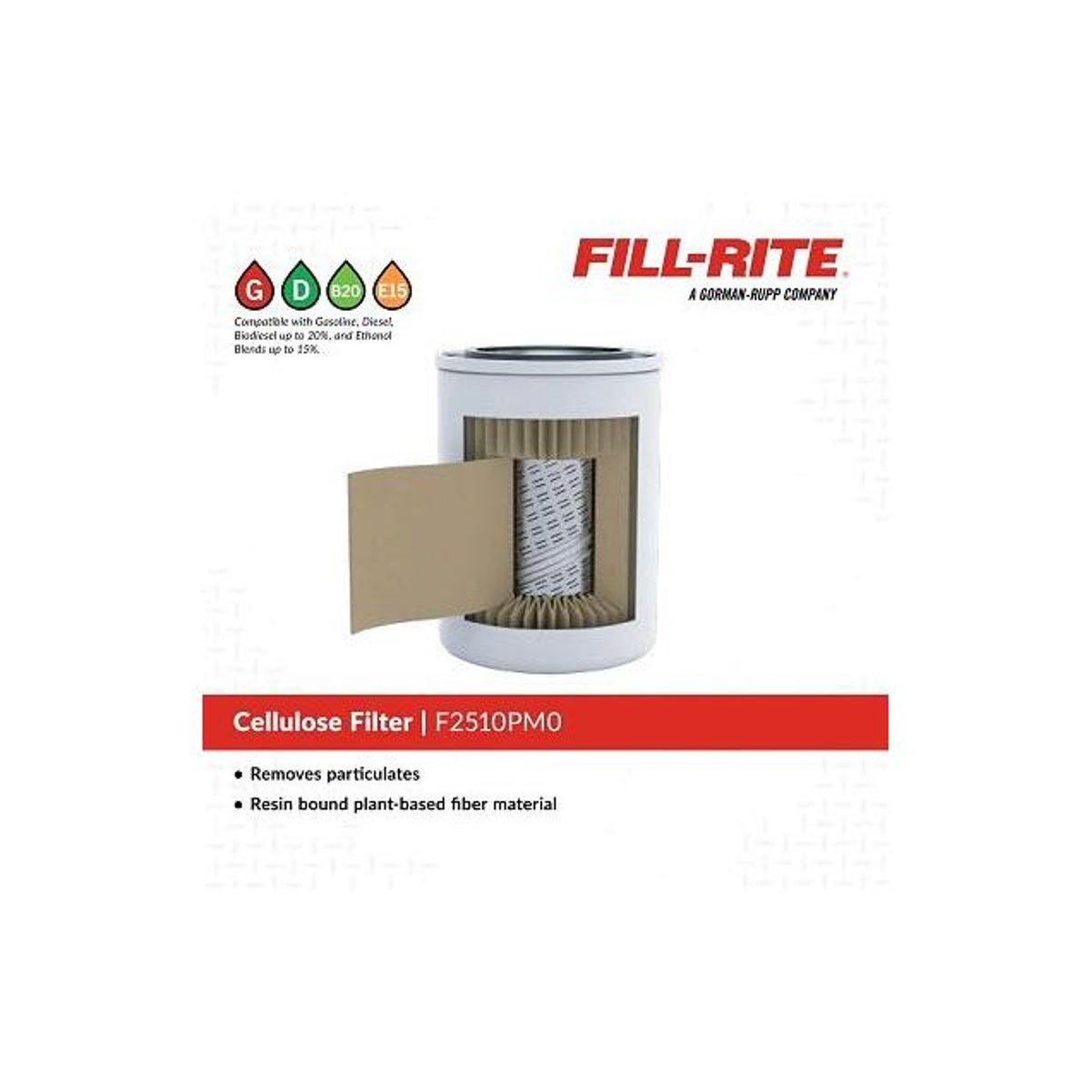 Fill-Rite 25 GPM 10 Micron Particulate Fuel Transfer Filter - photo 3