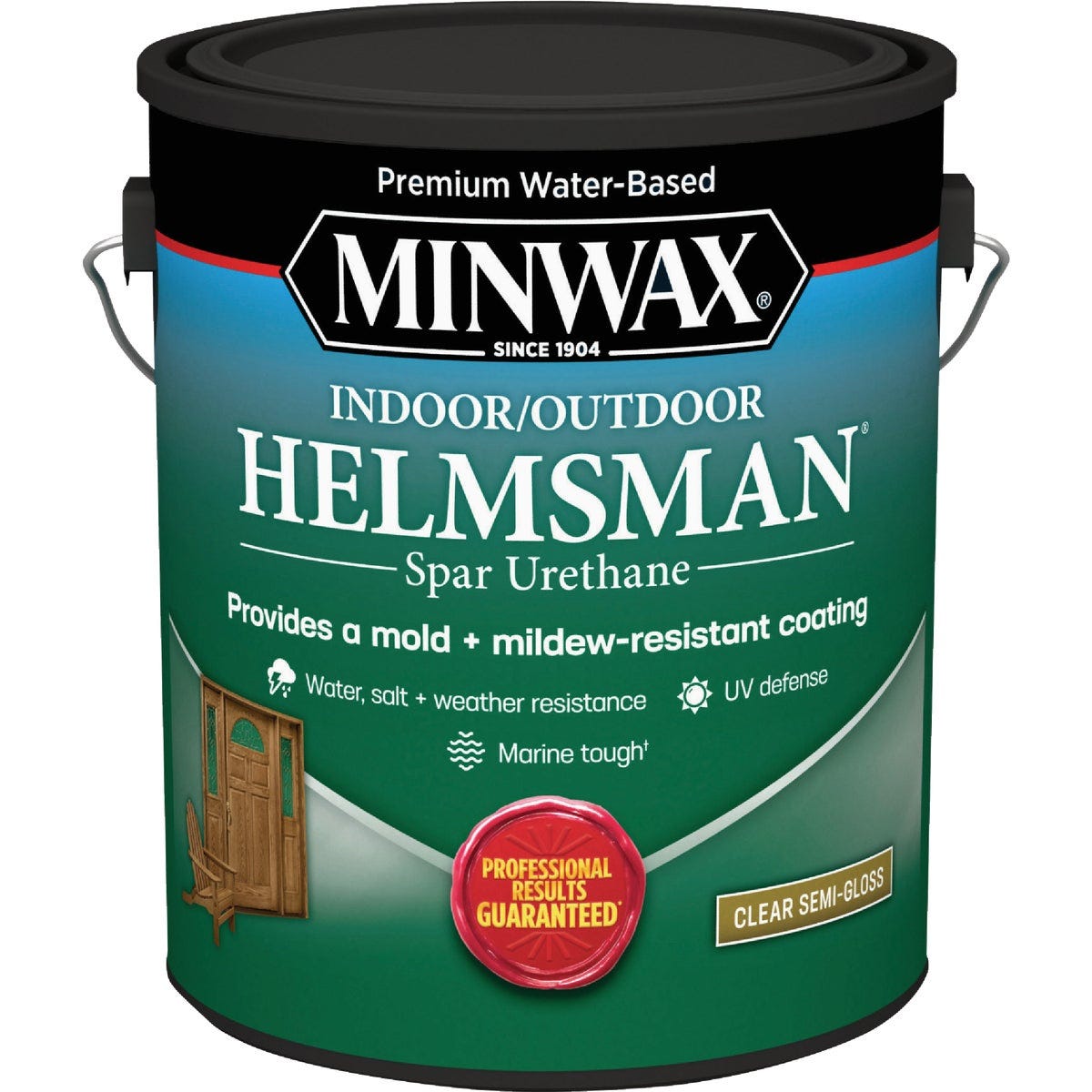 Minwax Water Based Helmsman Indoor/Outdoor Semi-Gloss Clear Spar Urethane, 1 Gal. Minwax Water Based Helmsman Indoor/Outdoor Semi-Gloss Clear Spar Urethane, 1 Gal.