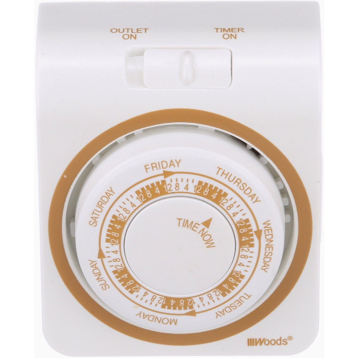 Woods White Indoor 7-Day Vacation Timer Woods White Indoor 7-Day Vacation Timer
