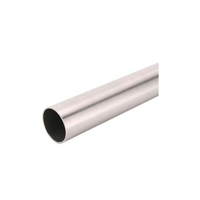 Closet Pro 6 Ft. Brushed Nickel Steel Closet Pole Closet Pro 6 Ft. Brushed Nickel Steel Closet Pole