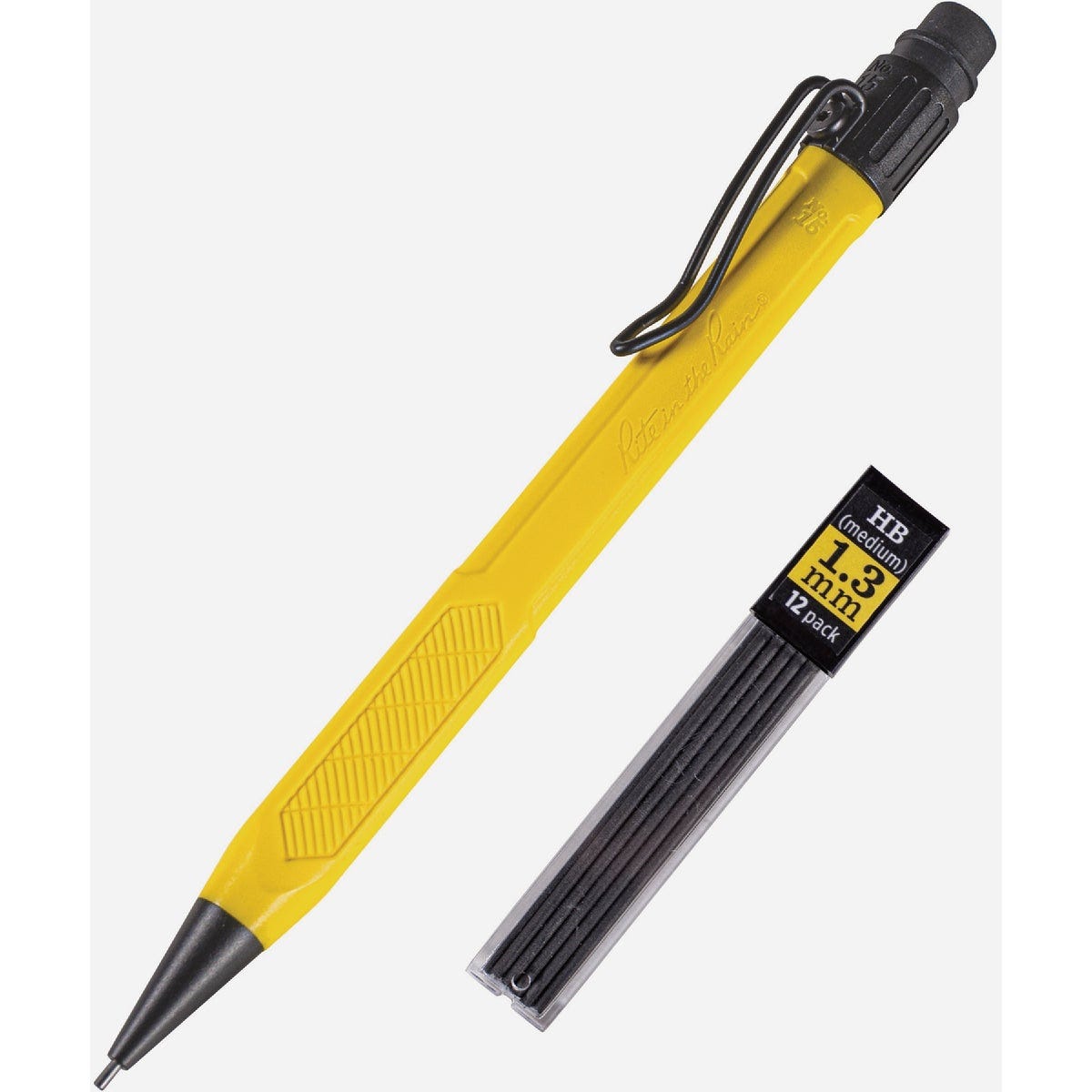 Rite in the Rain 1.3 mm Yellow Refillable Clicker Mechanical Pencil with (12) Lead Refills Rite in the Rain 1.3 mm Yellow Refillable Clicker Mechanical Pencil with (12) Lead Refills
