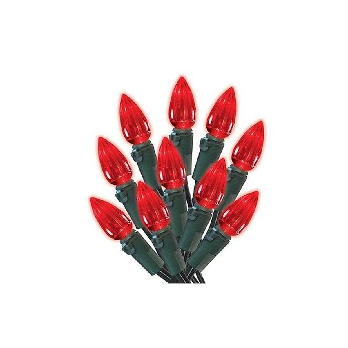 Holiday Wonderland Red 70-Bulb C3 Christmas LED String Light Set