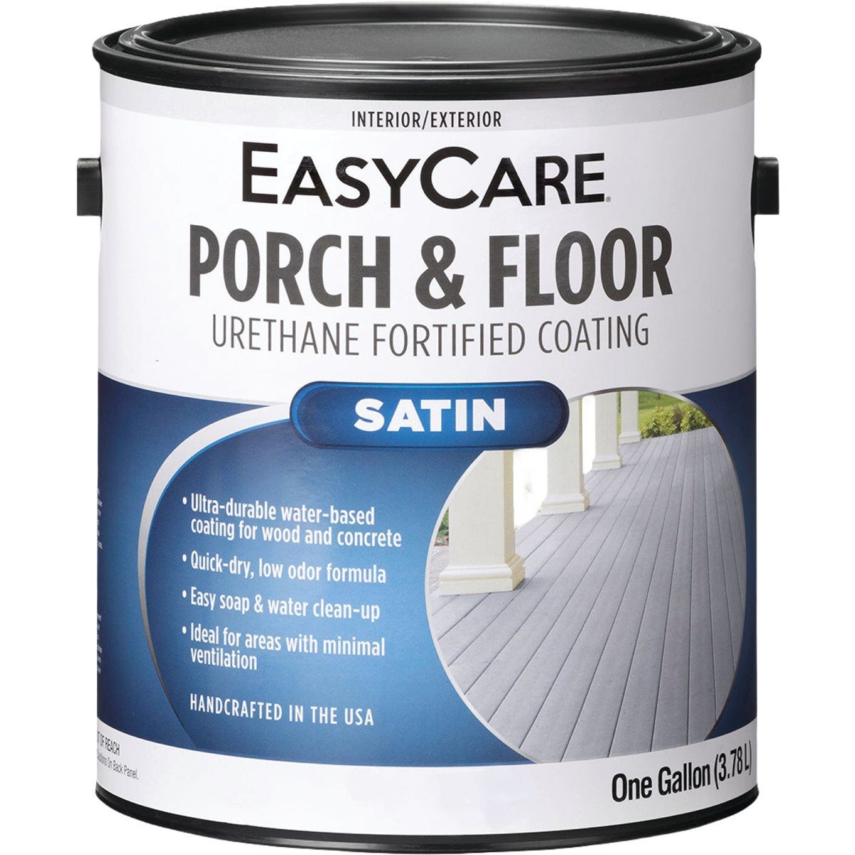 EasyCare Interior/Exterior Urethane Fortified Satin Porch & Floor Coating, Light Gray, 1 Gal. - photo 2 EasyCare Interior/Exterior Urethane Fortified Satin Porch & Floor Coating, Light Gray, 1 Gal. - photo 2