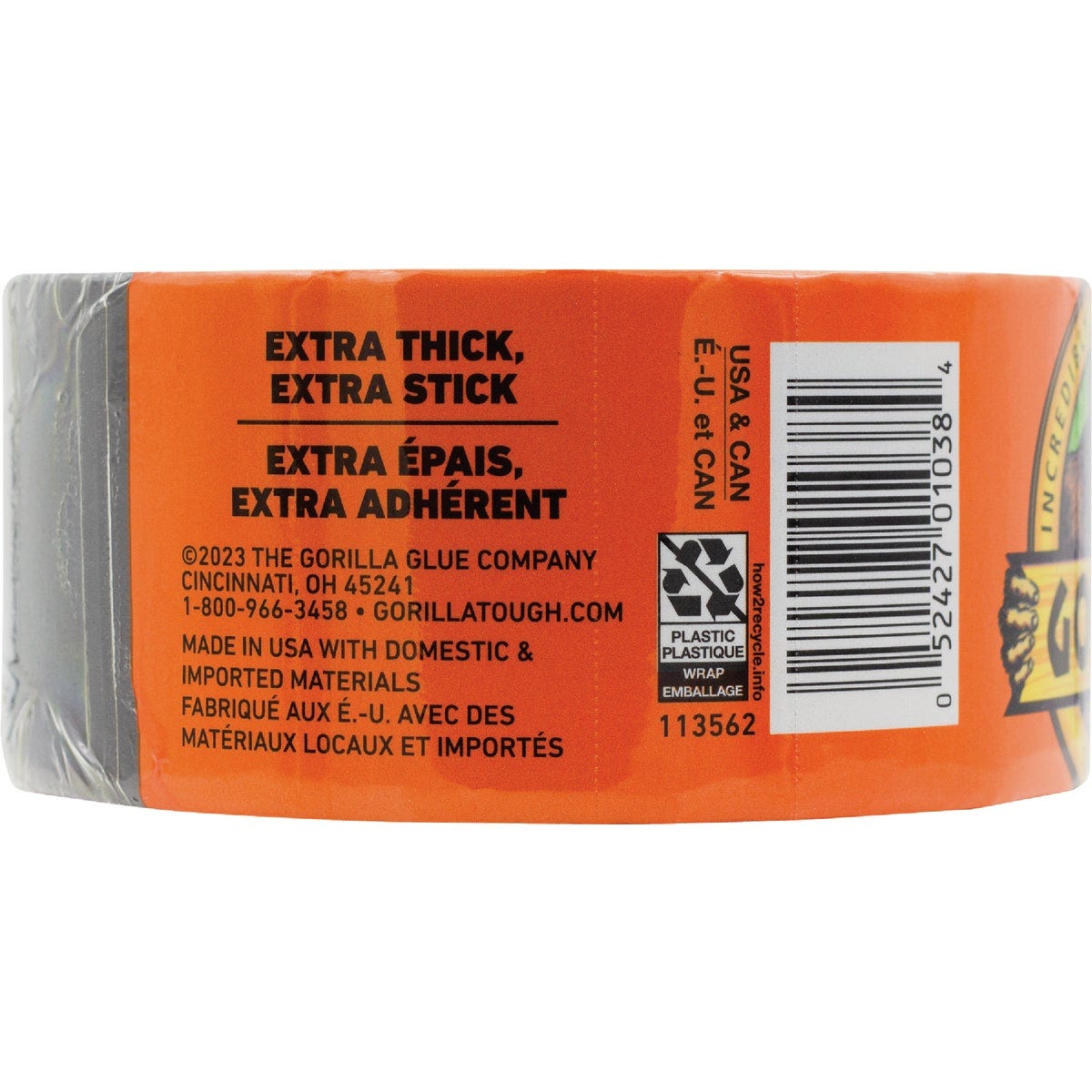 Gorilla 1.88 In. x 10 Yd. Heavy-Duty Duct Tape, Black - photo 3 Gorilla 1.88 In. x 10 Yd. Heavy-Duty Duct Tape, Black - photo 3