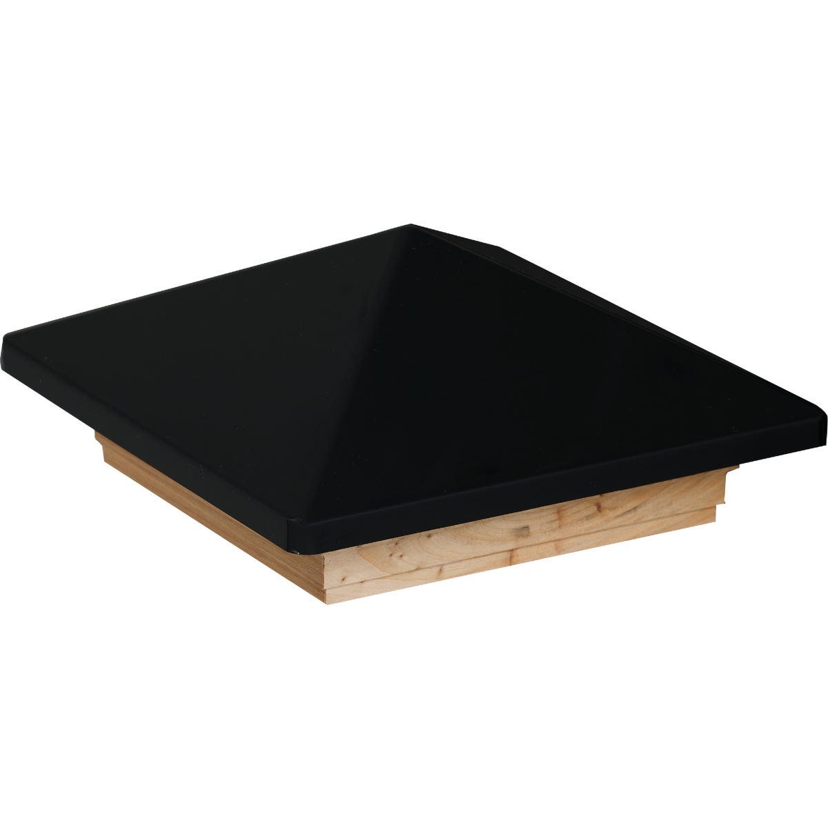 Deckorators 6 In. x 6 In. Plastic Top, Cedar Base Press-On Post Cap - photo 3