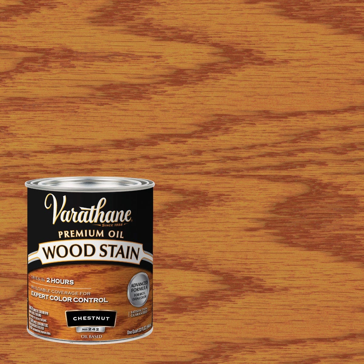 Varathane Premium Oil-Based Interior Wood Stain, Chestnut, 1 Qt. Varathane Premium Oil-Based Interior Wood Stain, Chestnut, 1 Qt.