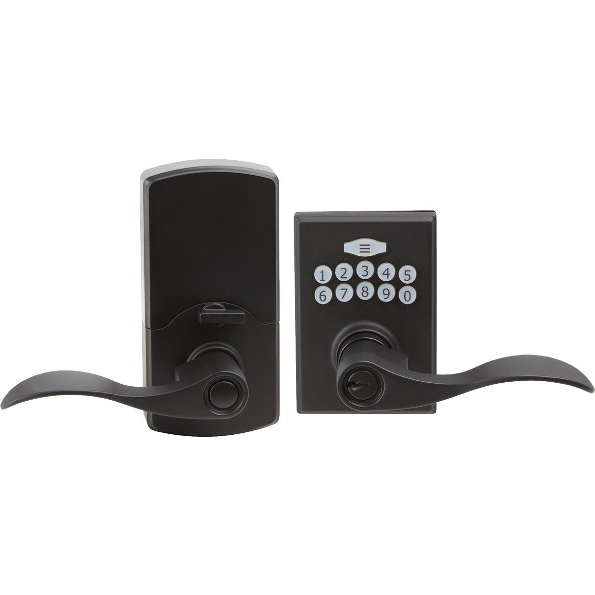 Steel Pro Electronic Leverset, Matte Black Steel Pro Electronic Leverset, Matte Black