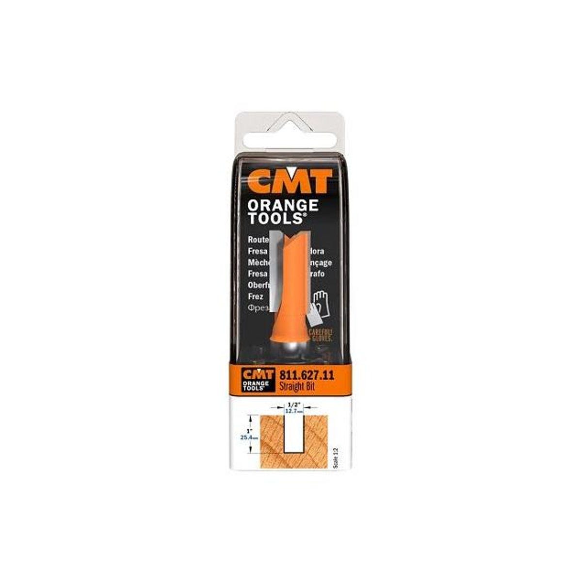 Produktbild von CMT Orange Tools 736.420.11 – HM-Fasefräser 45° Mit Anlaufring, Ø45mm, Schaft 6mm, Für Rohre & Kanten