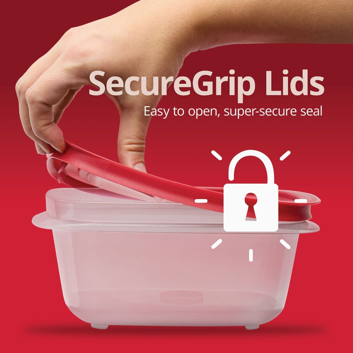 Rubbermaid EasyStore 4.92 C. Clear Square Food Storage Container with Lid - photo 3