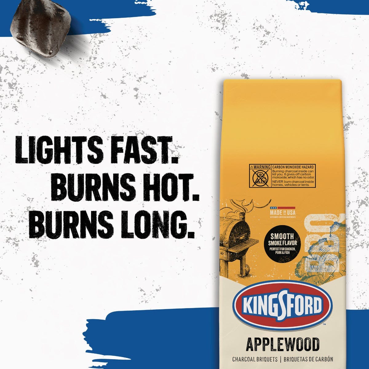 Kingsford 16 Lb. Applewood Charcoal Briquettes - photo 3 Kingsford 16 Lb. Applewood Charcoal Briquettes - photo 3