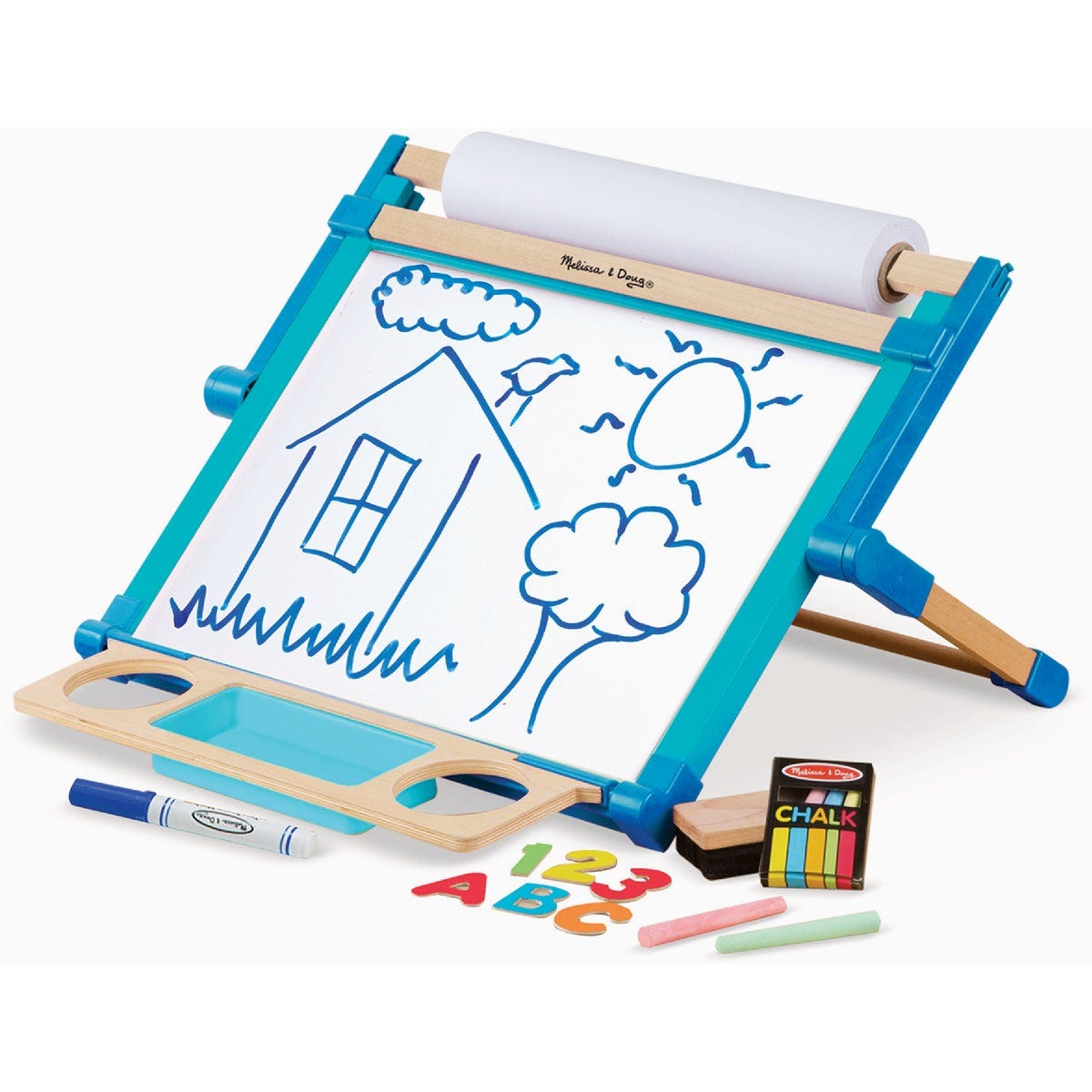 Melissa & Doug Deluxe Double-Sided Tabletop Easel