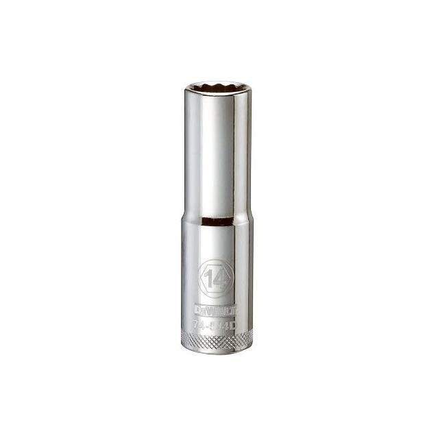 DeWalt 1/2 In. Drive 14mm 12-Point Deep Metric Socket
