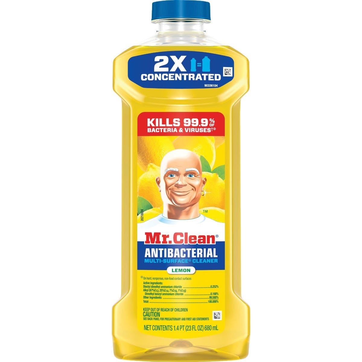 Mr. Clean 23 Oz. Lemon 2X Concentrated Multi-Surface All-Purpose Cleaner Mr. Clean 23 Oz. Lemon 2X Concentrated Multi-Surface All-Purpose Cleaner