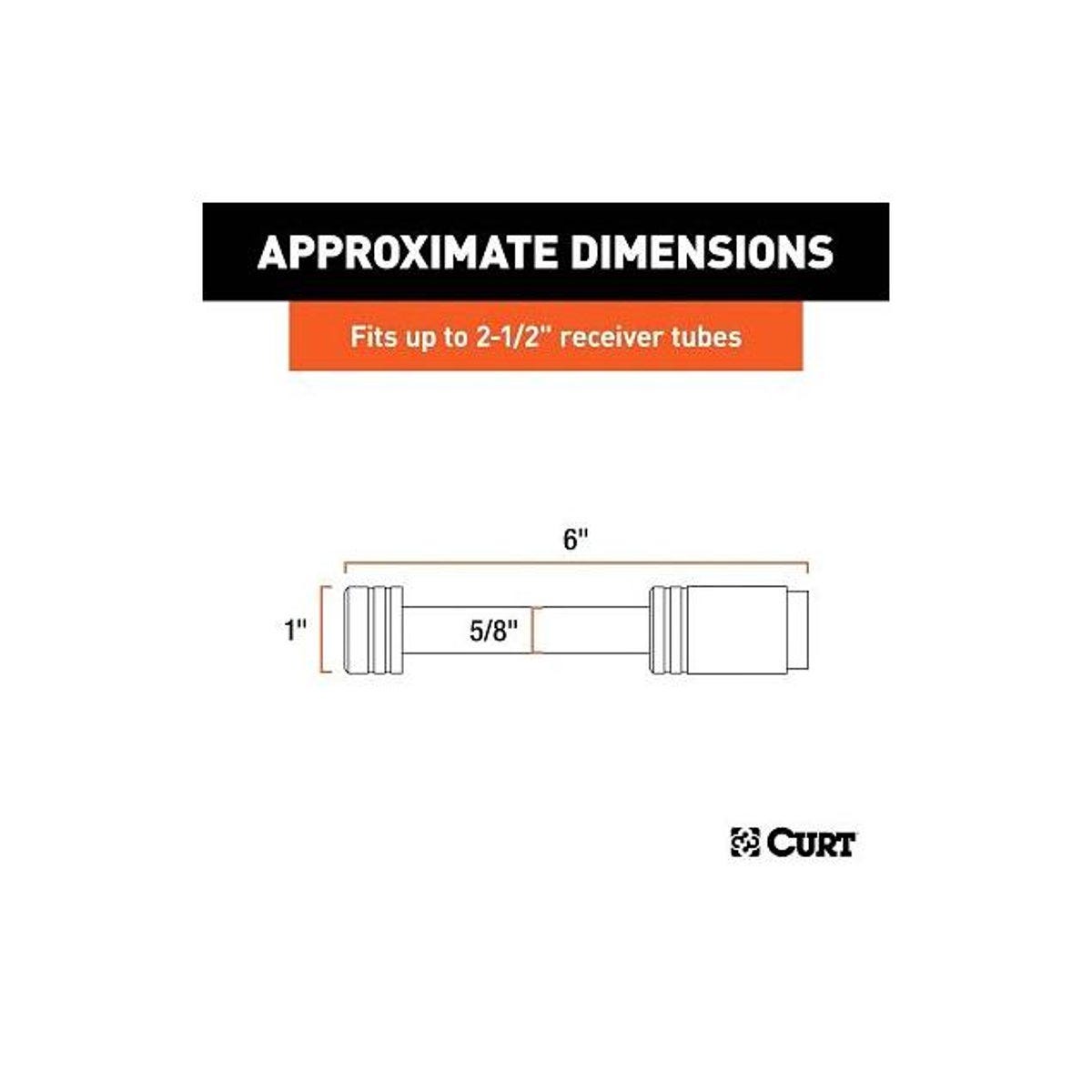 CURT 5/8 In. Chrome Barbell Receiver Lock - photo 2 CURT 5/8 In. Chrome Barbell Receiver Lock - photo 2