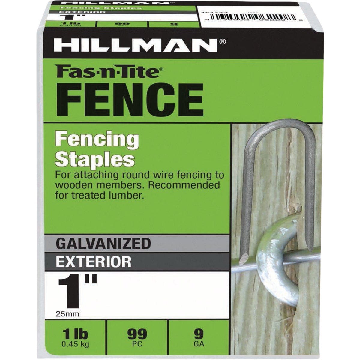 Hillman Fas-n-Tite 1 In. Hot Dipped Galvanized Fence Staples (1 Lb.) Hillman Fas-n-Tite 1 In. Hot Dipped Galvanized Fence Staples (1 Lb.)