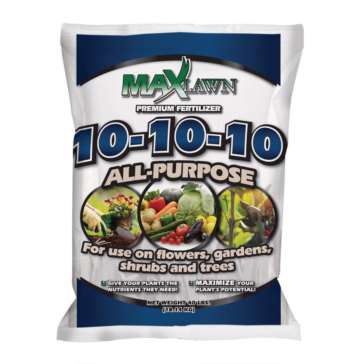 MaxLawn 40 Lb. 10-10-10 All Purpose Fertlizer MaxLawn 40 Lb. 10-10-10 All Purpose Fertlizer