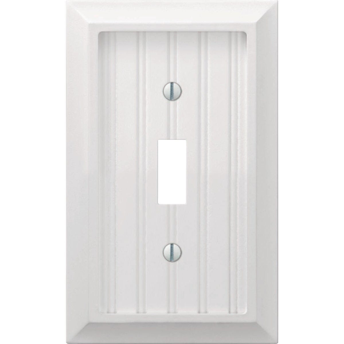 Amerelle Cottage 1-Gang BMC Toggle Switch Wall Plate, White - photo 2 Amerelle Cottage 1-Gang BMC Toggle Switch Wall Plate, White - photo 2