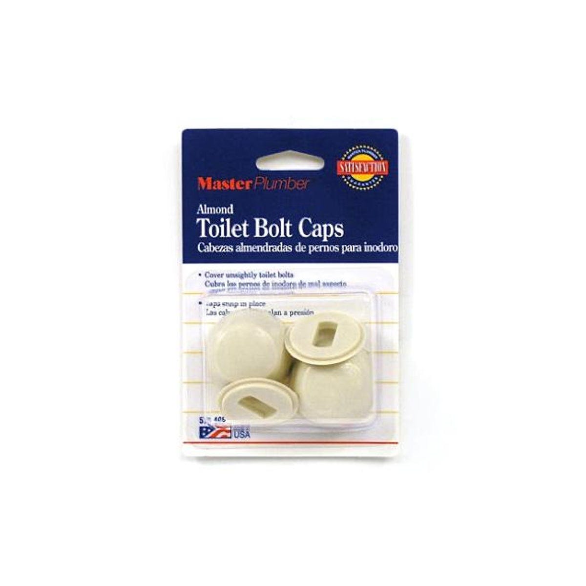 Master Plumber Almond Toilet Bolt Cap Master Plumber Almond Toilet Bolt Cap