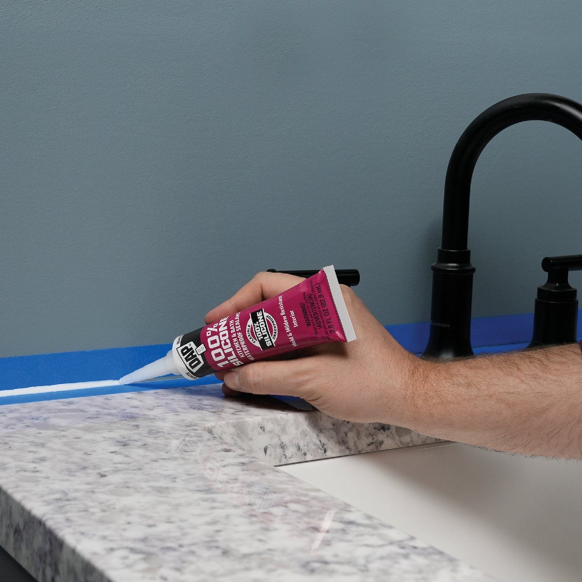 DAP 2.8 Oz. White 100% Silicone Kitchen & Bath Sealant - photo 6 DAP 2.8 Oz. White 100% Silicone Kitchen & Bath Sealant - photo 6