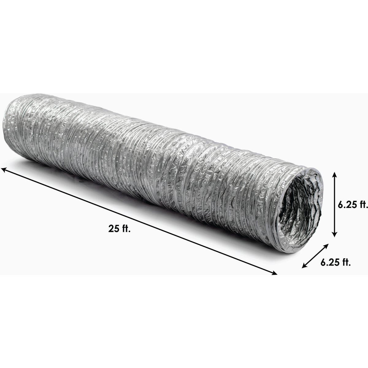 Dundas Jafine 6 In. Dia x 25 Ft. L UL 181 Listed Aluminum Foil Flexible Ducting - photo 5