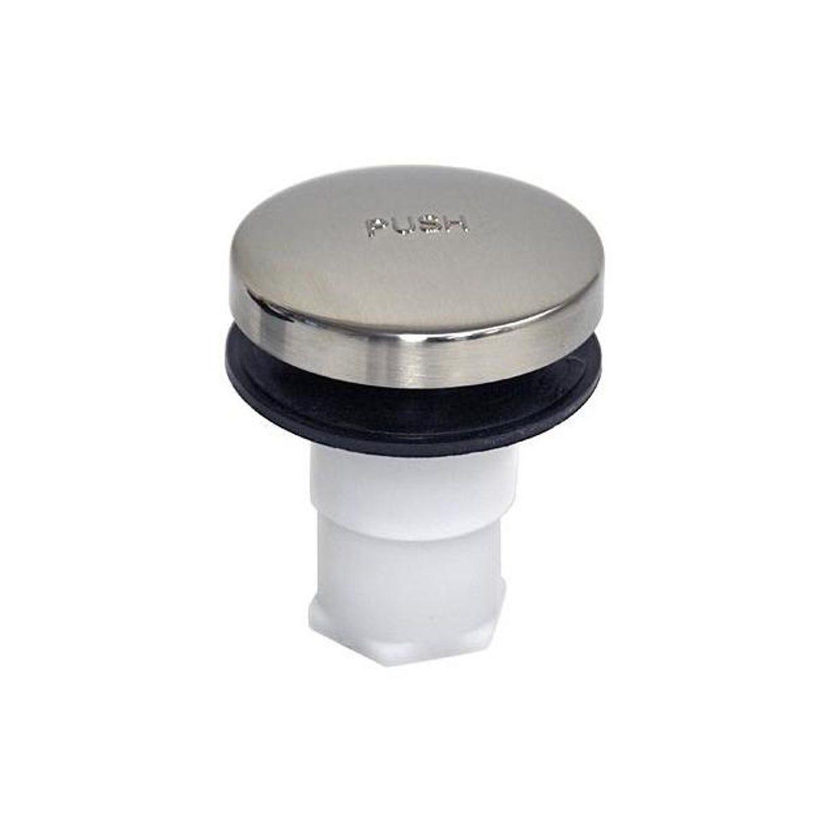 Danco Brushed Nickel Touch-Toe Bathtub Drain Stopper