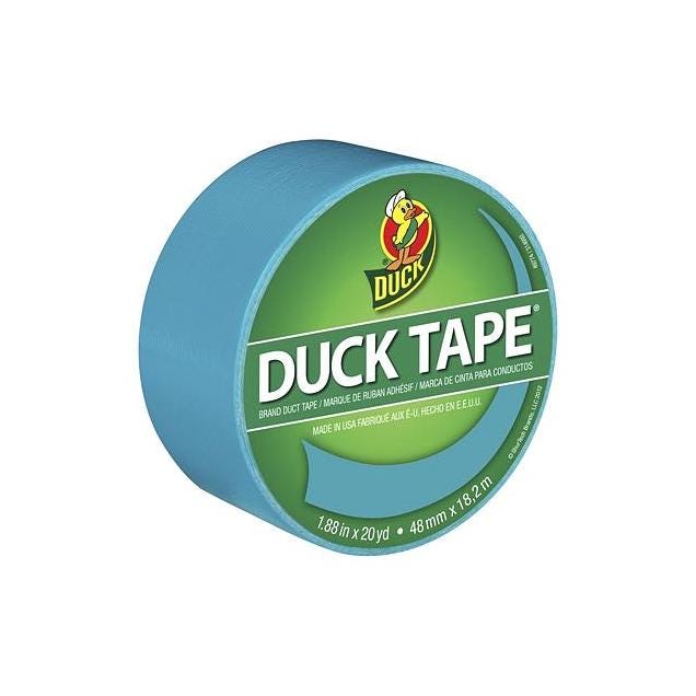 Duck 1.88 In. x 20 Yd. Aqua Duct Tape