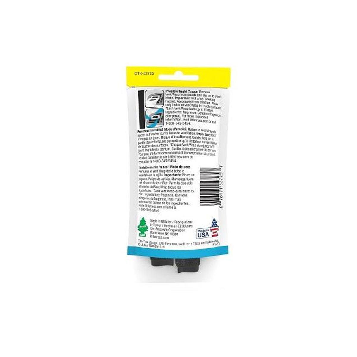 Little Trees Vent Wrap Car Air Freshener, Caribbean Colada (4-Pack) - photo 2 Little Trees Vent Wrap Car Air Freshener, Caribbean Colada (4-Pack) - photo 2