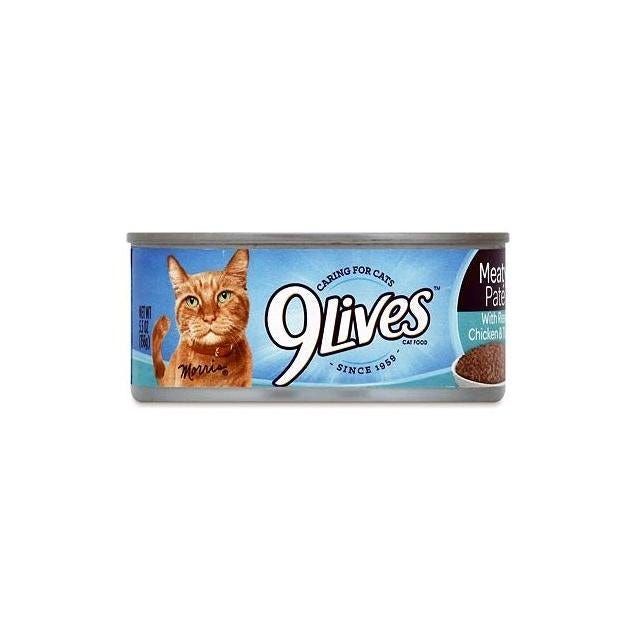 9 Lives 5.5 Oz. Chicken & Tuna Canned Cat Food