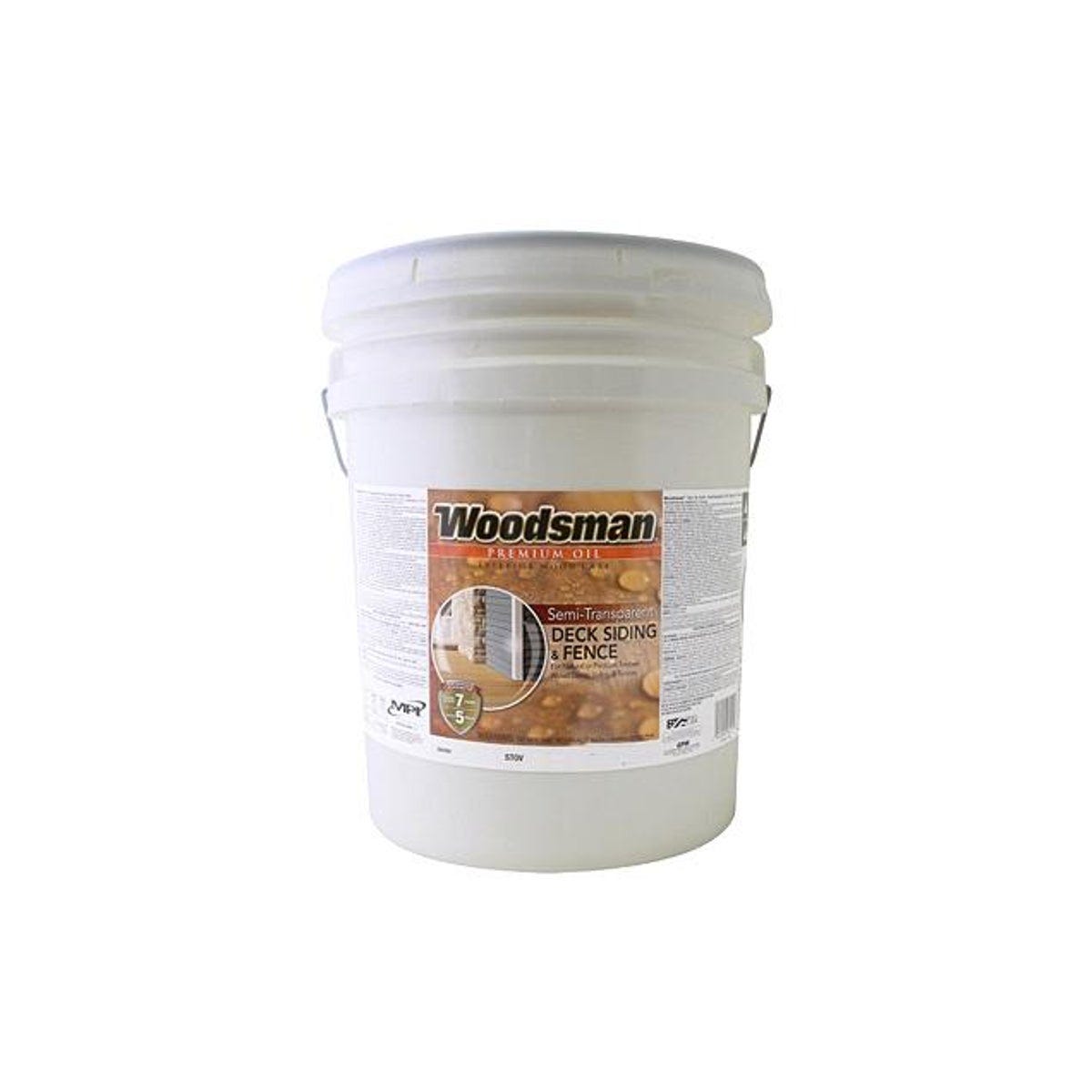EasyCare Woodsman 5 Gal. Oil Base Deck & Siding Stain, Semi-Transparent Neutral Base EasyCare Woodsman 5 Gal. Oil Base Deck & Siding Stain, Semi-Transparent Neutral Base