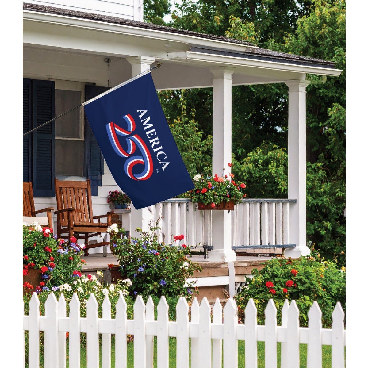 Valley Forge America 250 3 Ft. x 5 Ft. Polycotton Flag - photo 2