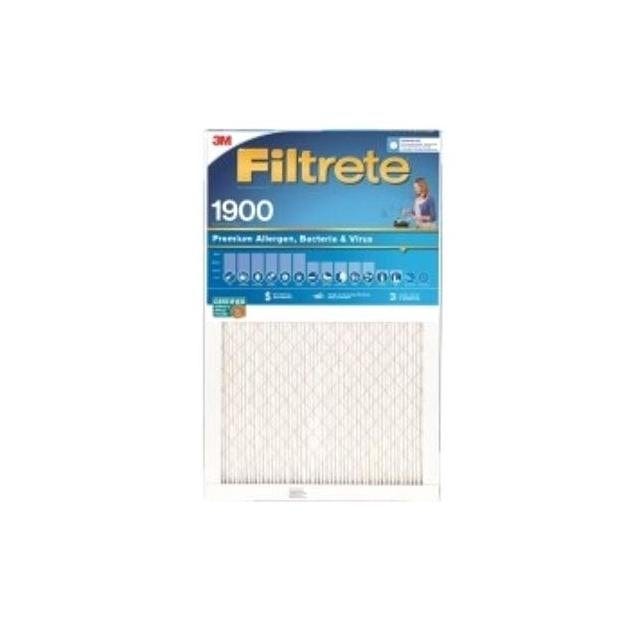 Filtrete 14 In. x 20 In. x 1 In. Premium Allergen Pleated MPR 1900 Furnace Air Filter Filtrete 14 In. x 20 In. x 1 In. Premium Allergen Pleated MPR 1900 Furnace Air Filter
