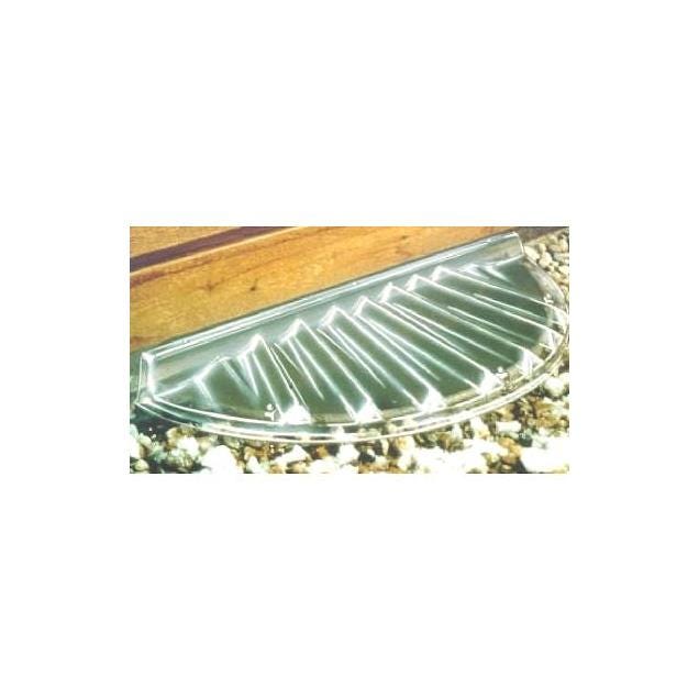 MacCourt 35 In. x 17 In. x 4 In. Circular Low Profile Window Well Cover